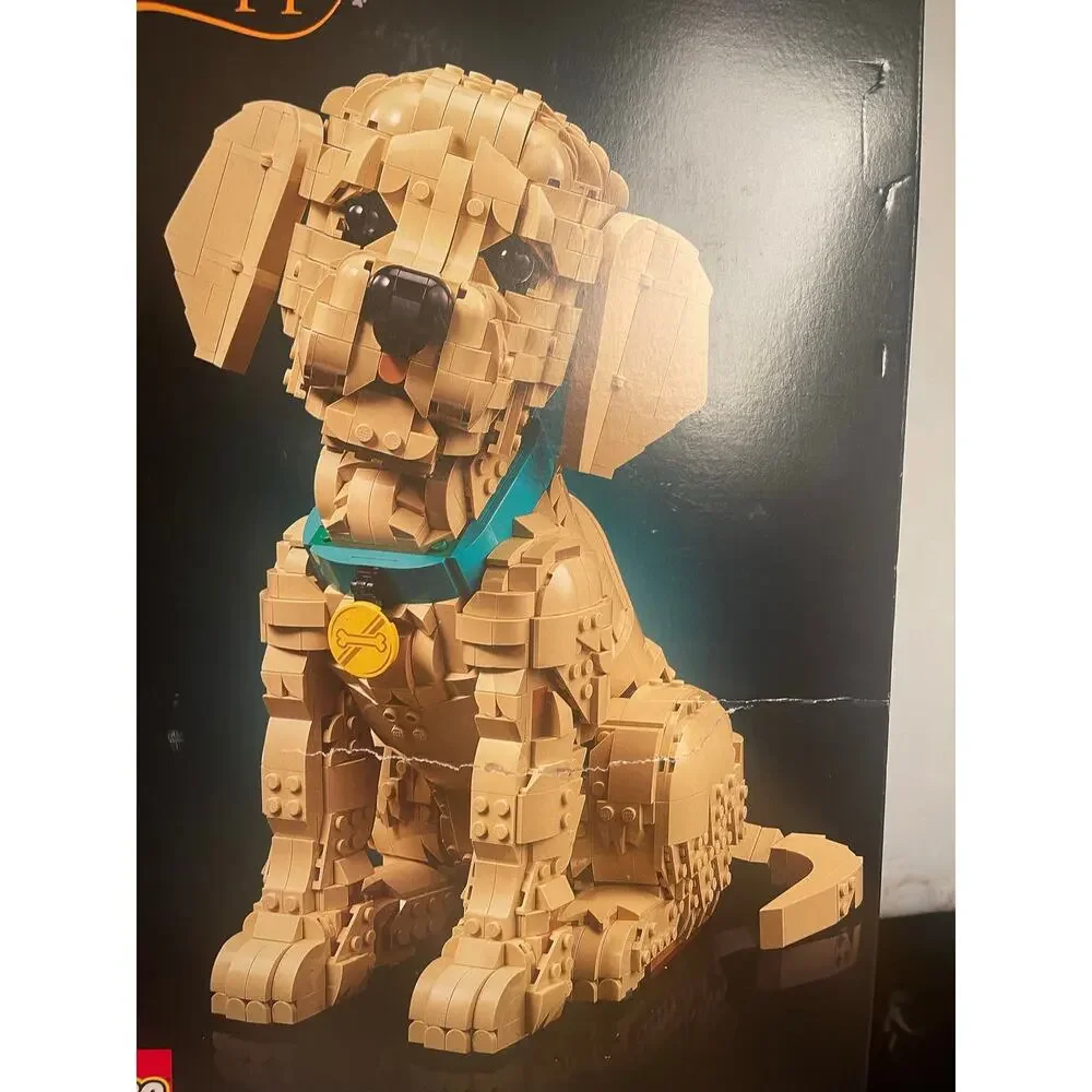 LEGO Icons 11384 Golden Retriever Puppy Building Kit (2102 Pieces) - New Sealed